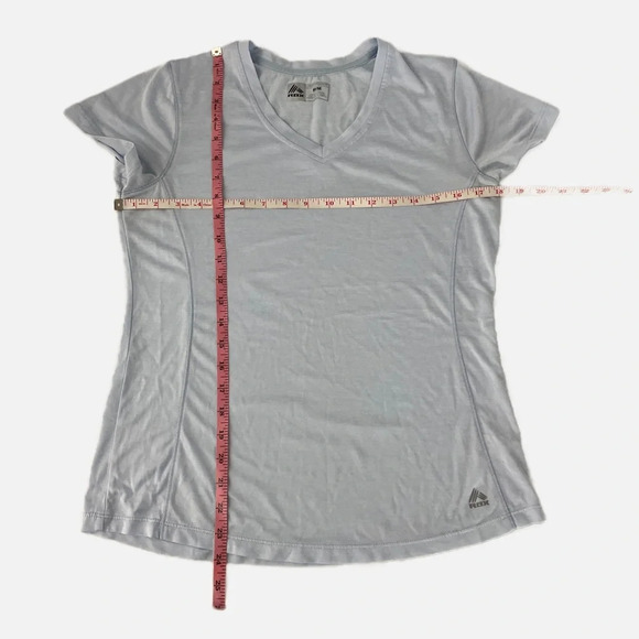 RBX Active Performance Women’s V-neck T-Shirt Light Blue Medium EUC - Picture 7 of 8